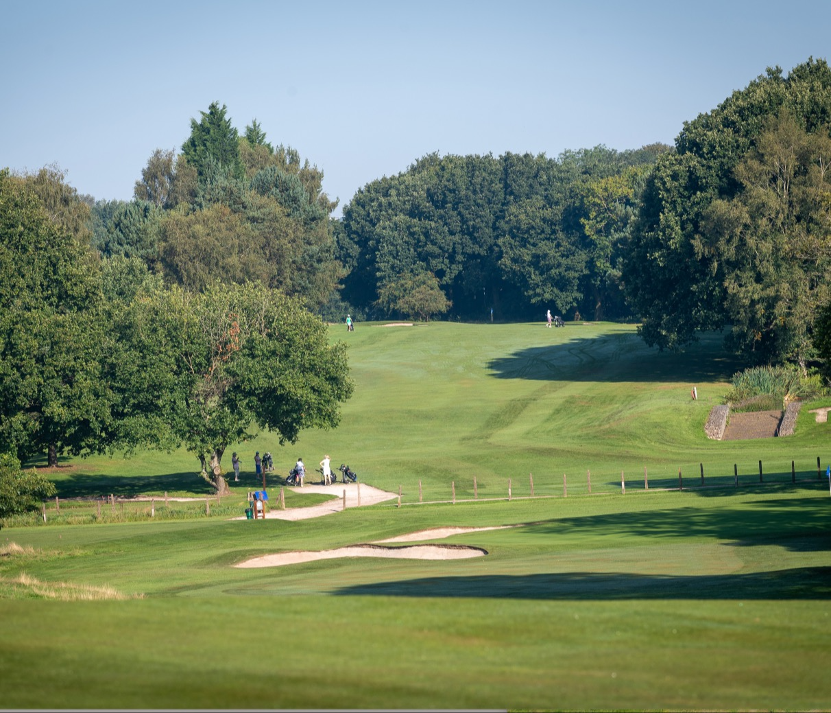 The fourteenth hole at Trentham Park Golf Club