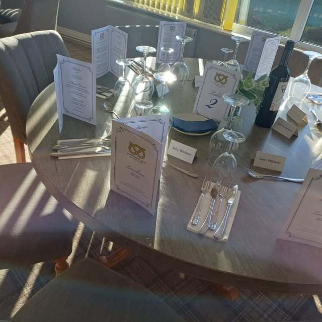 Main private function room prepared for an event