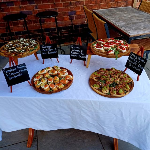 Refreshments served in the Trentham Park clubhouse
