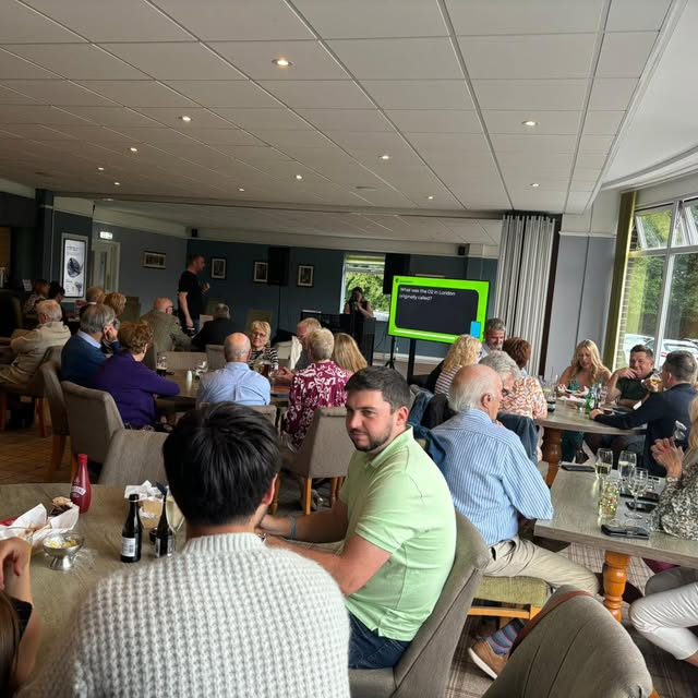 Members and guests enjoying a social event at Trentham Park