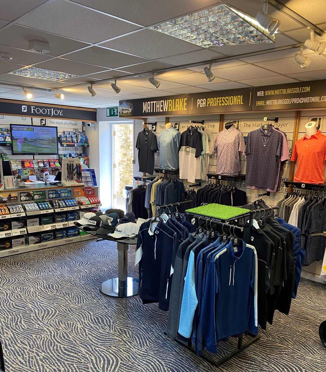 Golf clothing available from the Trentham Park Pro Shop