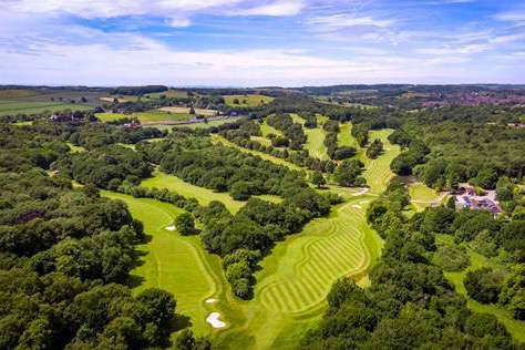 Atmospheric view across Trentham Park Golf Club